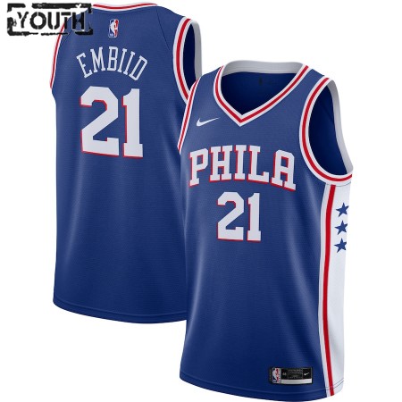 Maglia Philadelphia 76ers Joel Embiid 21 2020-21 Nike Icon Edition Swingman - Bambino